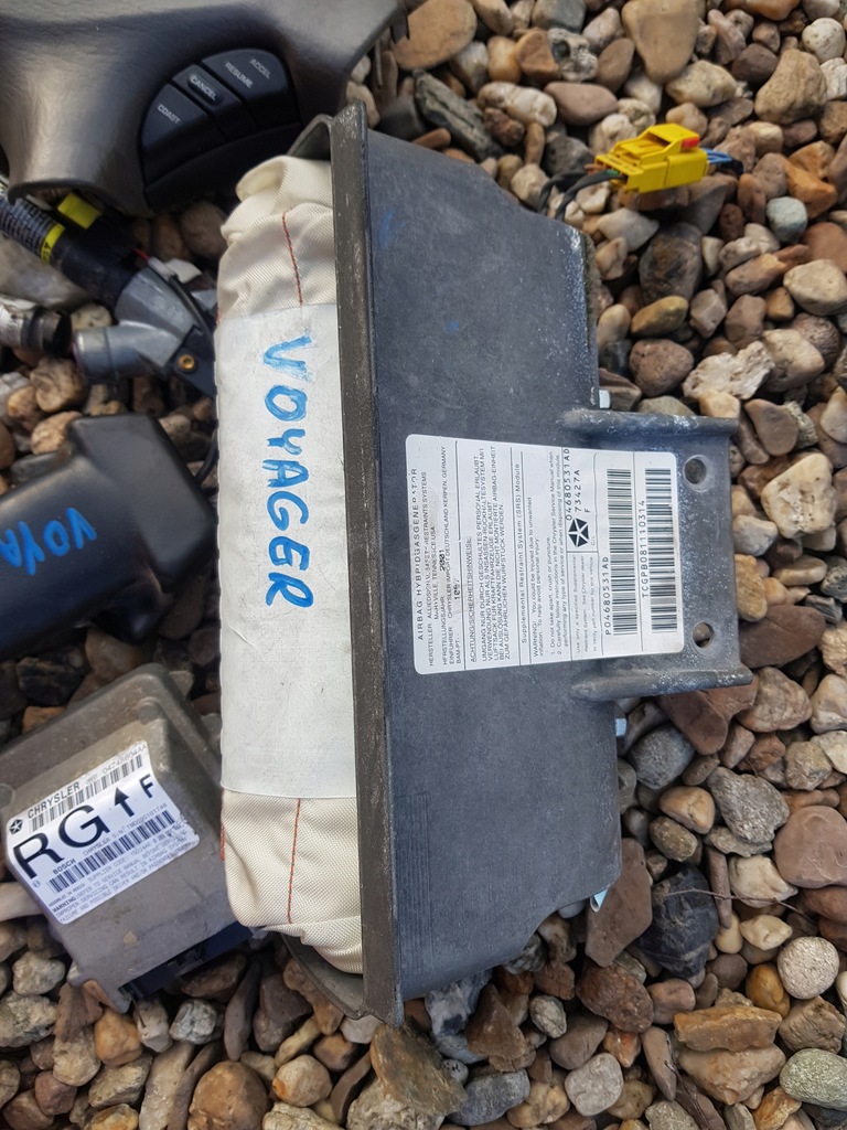 фото №4, Voyager air bag подушка натяжитель датчик комплект