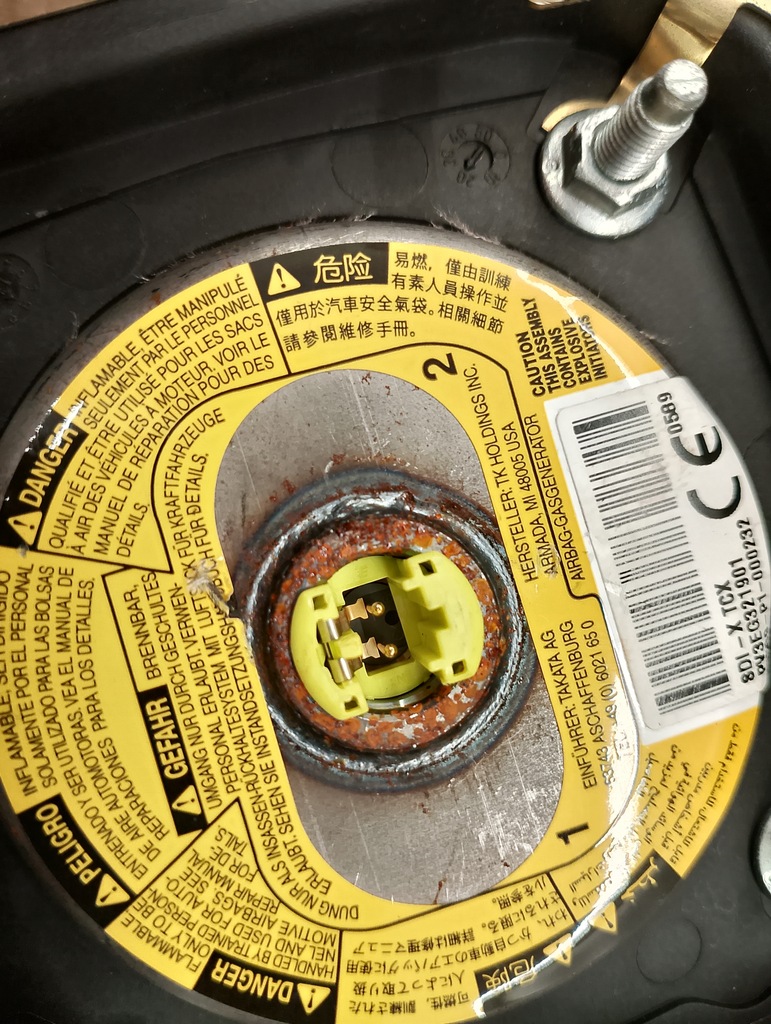 фото №13, Подушка подушка безопасности водителя nissan note ii e12 2012-2016