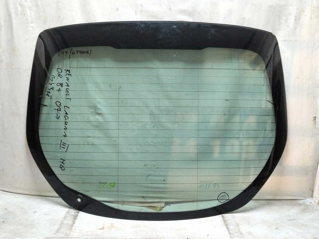 фото №1, Скло задня renault laguna iii hb 2007- оригінал