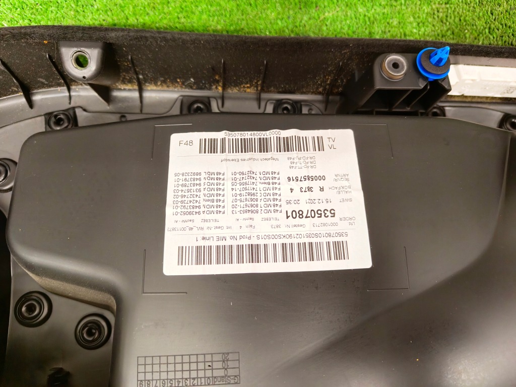 фото №11, Bmw x1 f48 середина сидіння заднє сидіння тунель обшивки оббивка m-pakiet