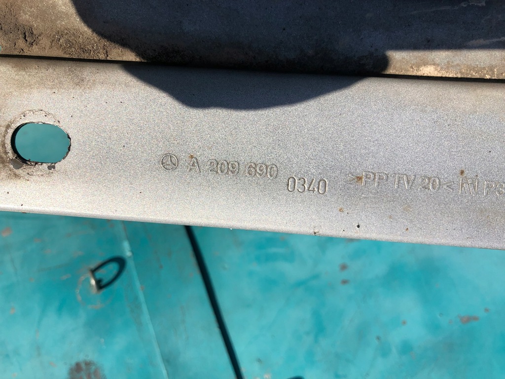 фото №6, Mercedes clk w209 ліва молдинг накладка поріг 744