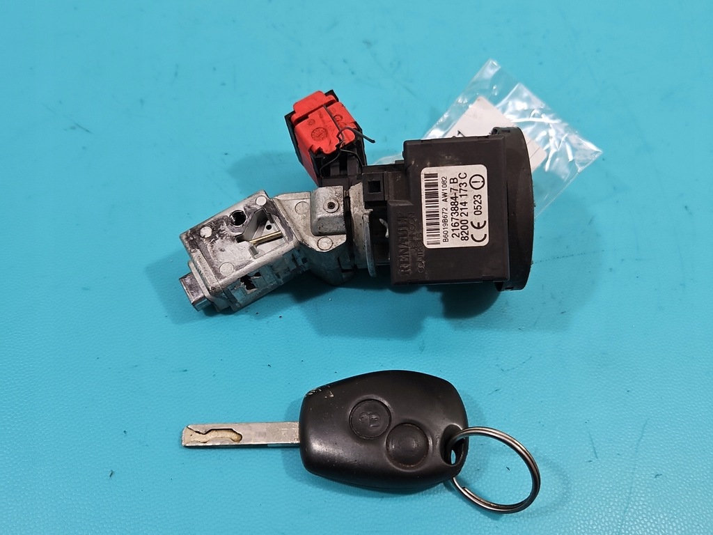 фото №1, Замок запалювання ключ вкладка renault modus 8200214173c, 21673884-7b