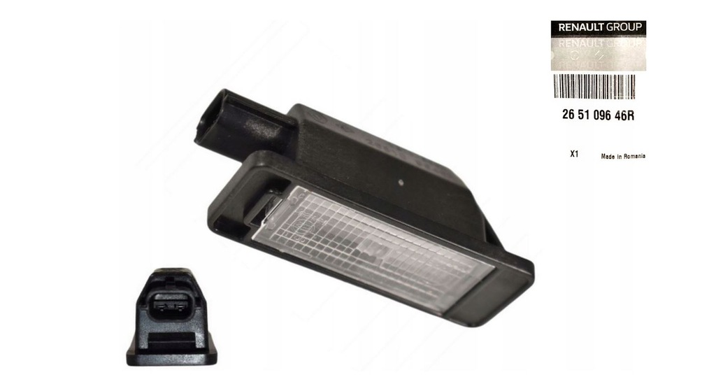 фото №1, Лампа номерного знака logan ii sandero ii 265109646r oryg