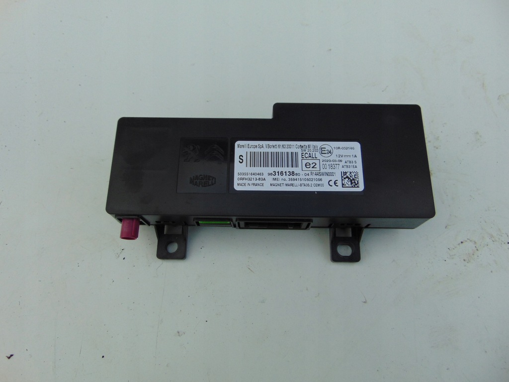 фото №1, Opel crossland x модуль bluetooth блок управления 17-