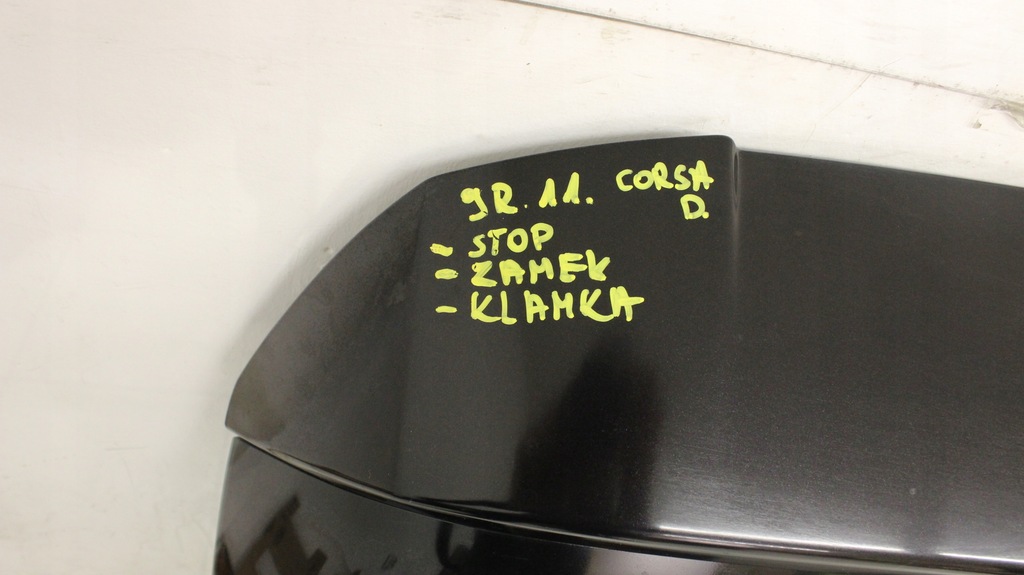 фото №5, Кришка багажника задня багажника opel corsa d 2006r- 5d z20r