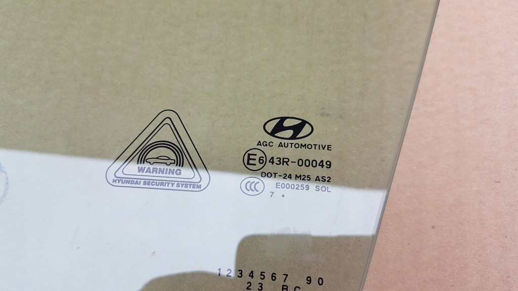 фото №4, Скло двері лівий перед hyundai tucson 2016-17 rok