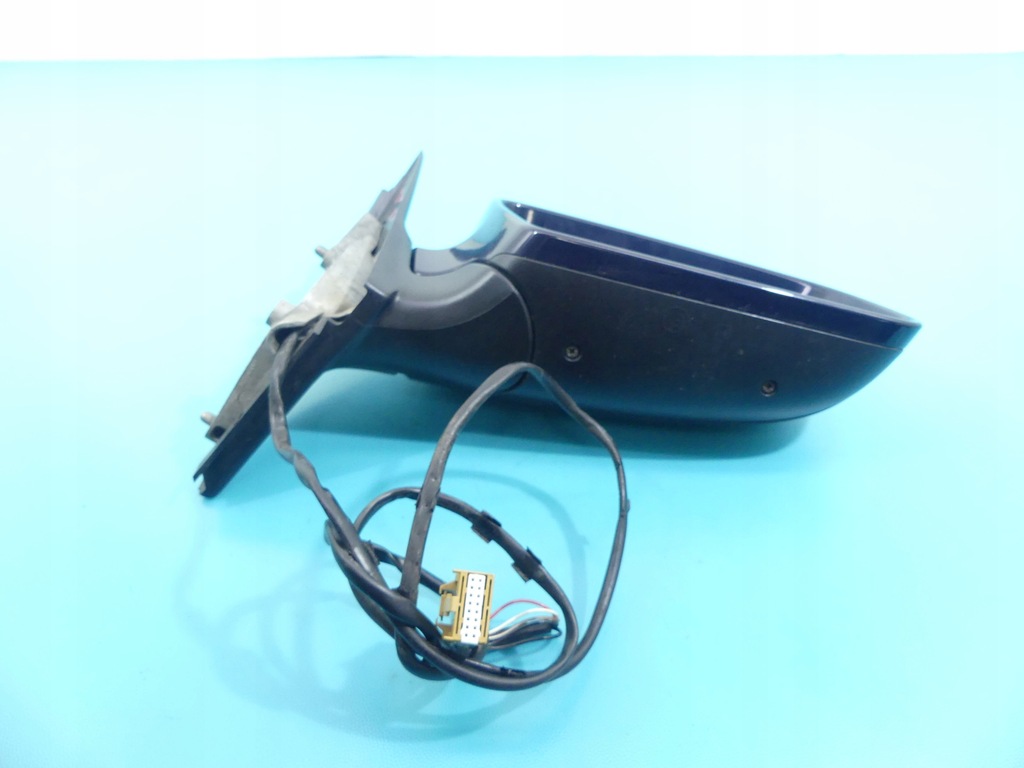 фото №7, Зеркало правое 5pin audi a4 b6 granatowy europa