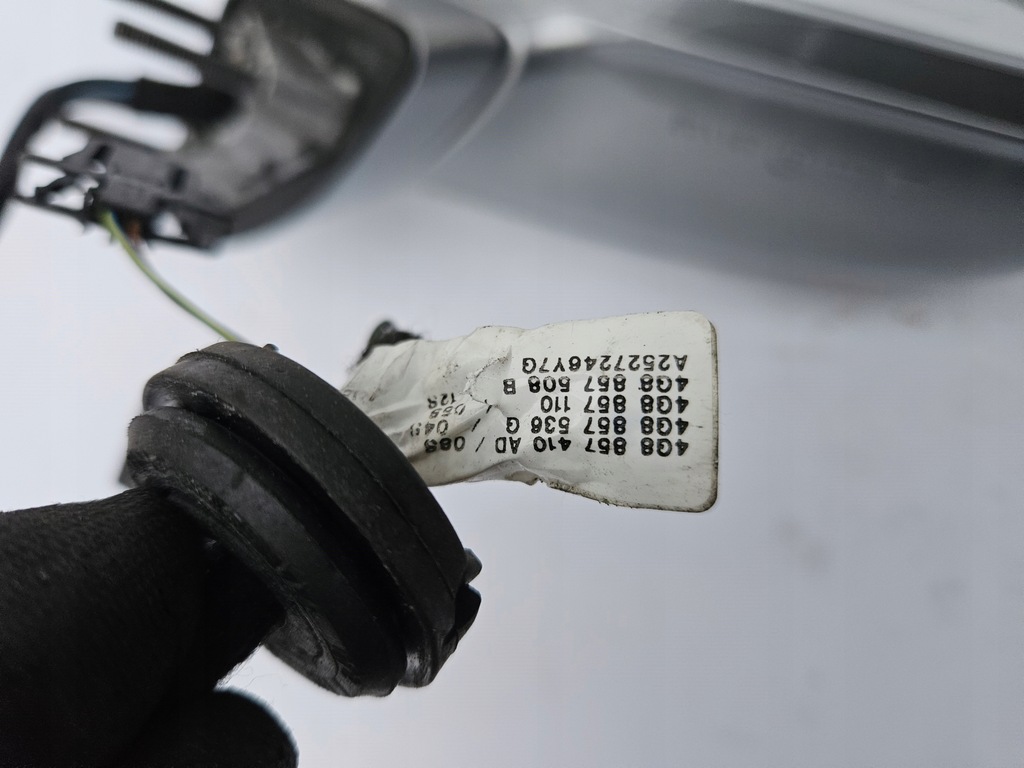 фото №10, Дзеркало праве складний 14+2 pin audi a7 c7 4g фотохромний сторона assist ly7g