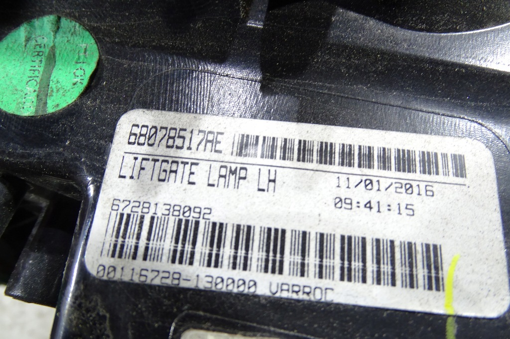 фото №12, Journey freemont 11- лампа левая задняя задняя крышки