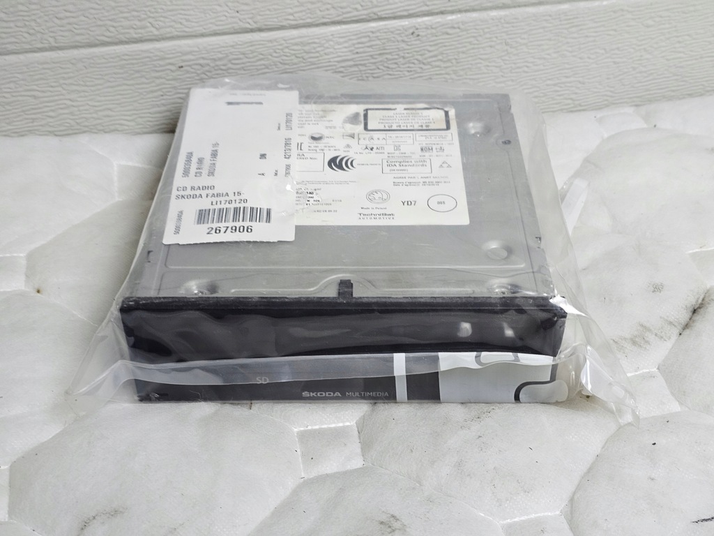 фото №1, Радио считыватель sd мультимедиа mmi skoda octavia fabia rapid 5q0035840a