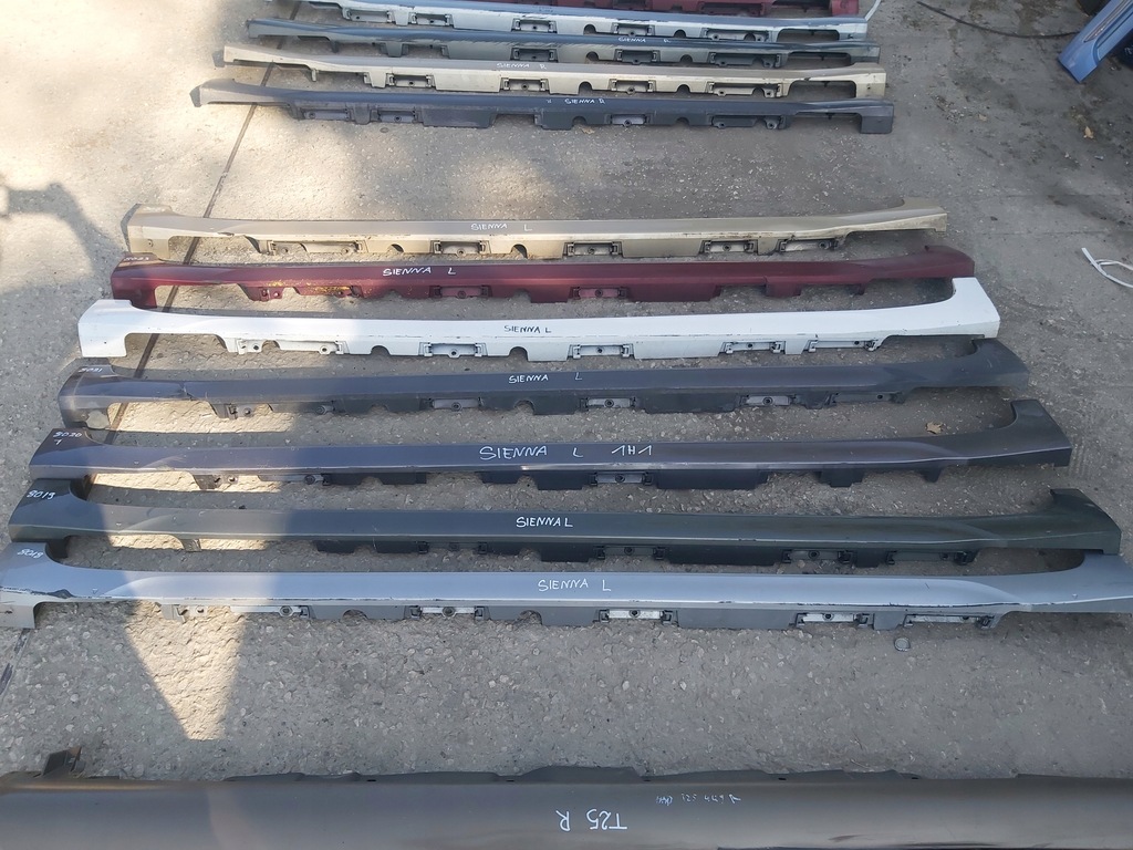 фото №6, Toyota sienna 11-20 молдинг порог накладка левая