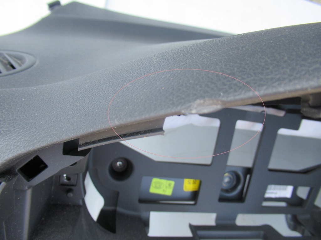 фото №13, Kia rio iii 3 приборная панель консоль приборная панель подушка датчик