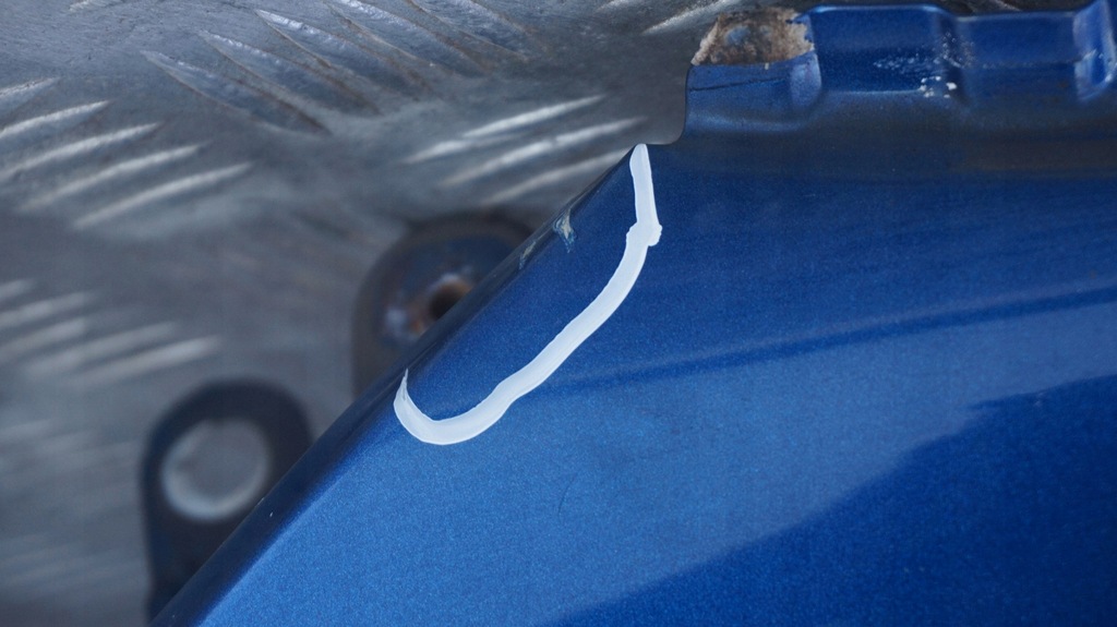 фото №3, Mini r56 r57 крыло левый lightning blue a63