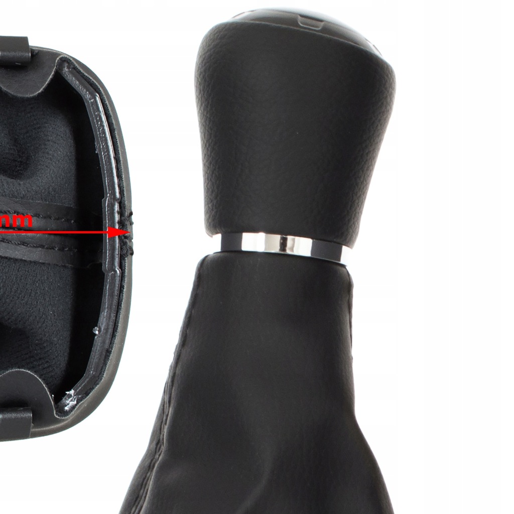 фото №8, Ручка рычаг переключения передач 5b + чехол do audi a3 8l 1996-2003 кожа