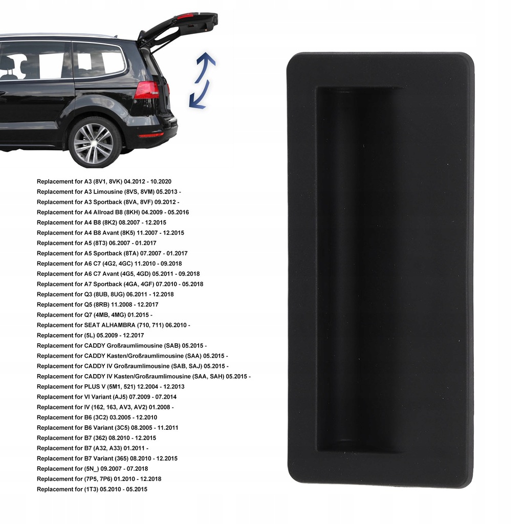 фото №16, Перемикач ручка задній кришки 5n0827566t заміна перемикача ручка багажника