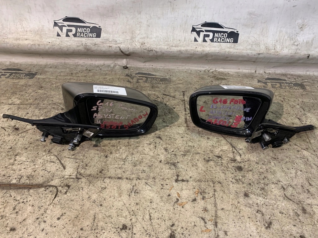 фото №10, Зеркало левая правое bmw 8 g14 g15 g16 5 pin ассистент satyna версия m850i