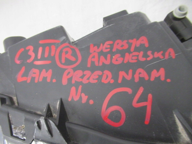 фото №12, Citroen c3 iii лампа передня перед права anglia