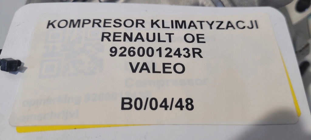 фото №7, Компрессор кондиционера renault оригинальный номер 926001243r