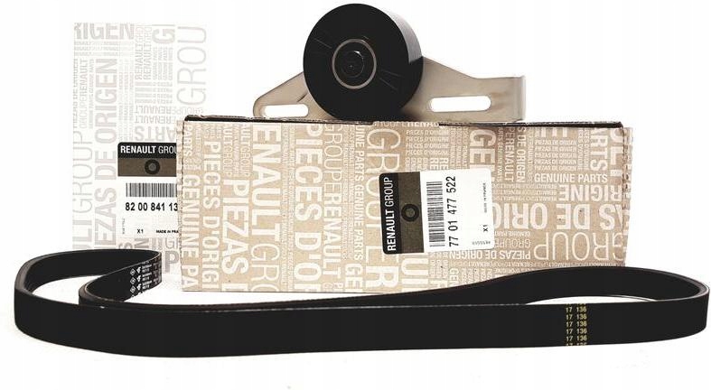 фото №1, Оригінальний номер renault натягувач+ ремінь dacia logan 1.4 1.6