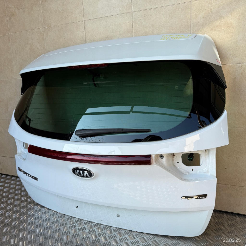фото №3, Кришка багажника задня комплектна kia sportage iv gt line 2020 rok камера