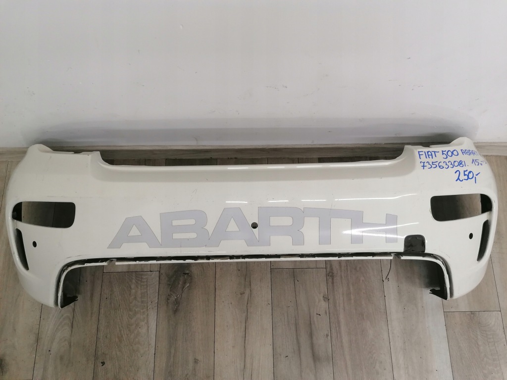 фото №1, Fiat 500 abarth 15r- бампер задня оригінал