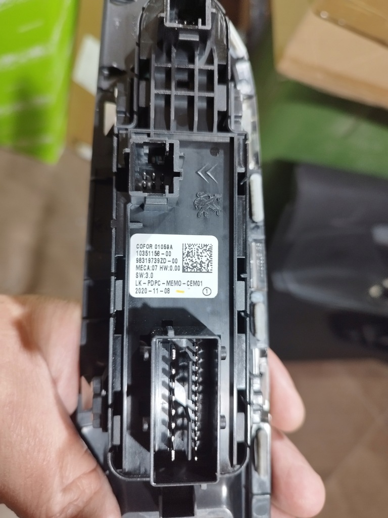 фото №7, Перемикач панель керування вікон peugeot 3008 ii 5008 ii org 9810513877