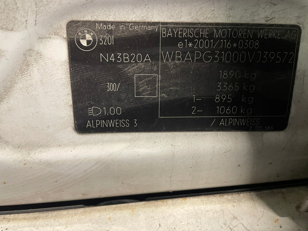 фото №9, Bmw 3 e90 e91 lift крила лівий перед alpinaweiss a300