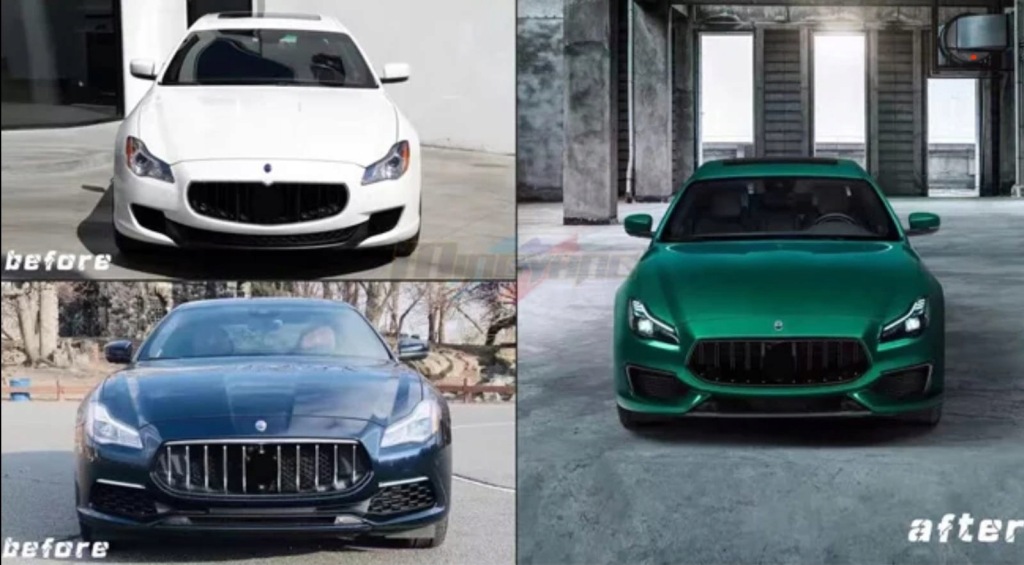 Maserati quattroporte gts trofeo бампер + лампы + пороги 2013-2023 Доставка