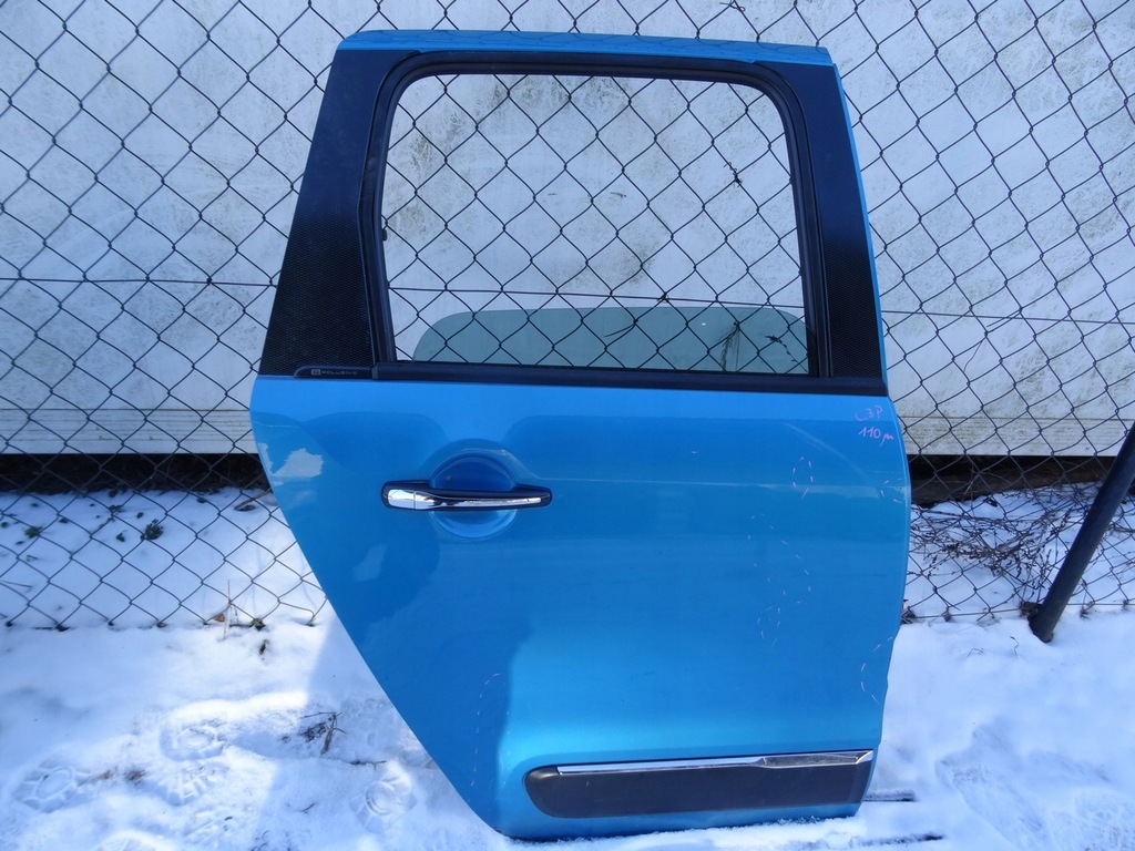 фото №11, Citroen c3 picasso дверь правое правый задняя