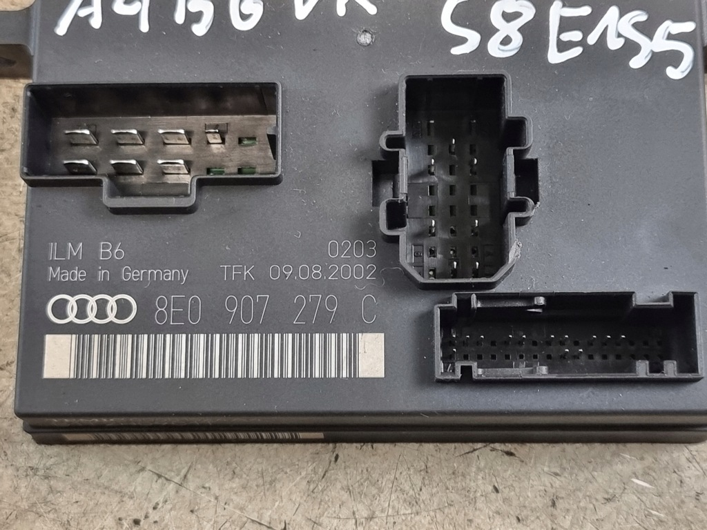 фото №7, Блок керування модуль світла оригінальний номер 8e0907279c audi a4 b6 anglik