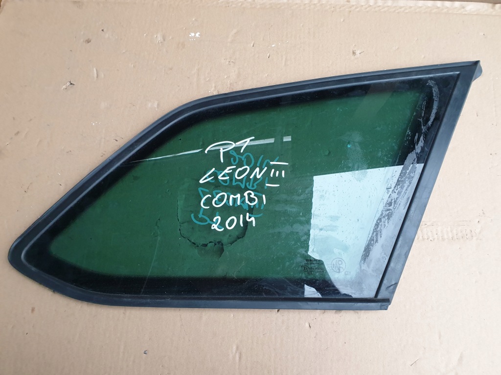 фото №1, Скло бічна кузовна seat leon iii 3 kombi 5f 2012- 2014 roku