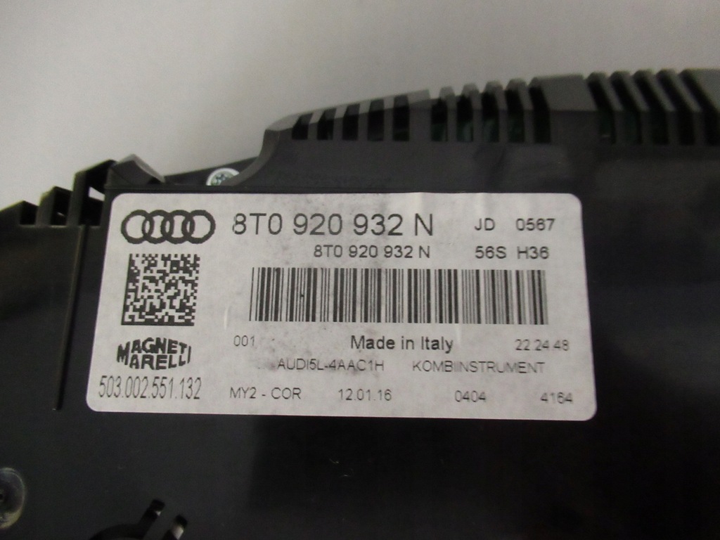 фото №10, Audi a5 8t lift счетчик приборная панель приборы 8t0920932n