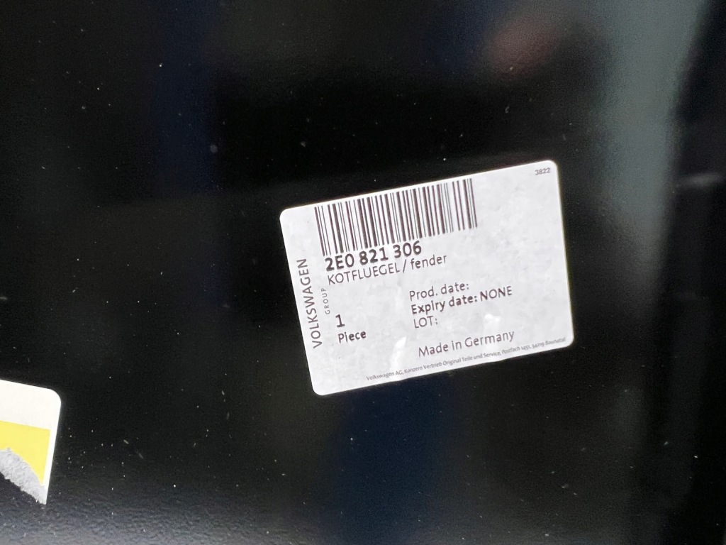 фото №6, Vw crafter 2e крила передній правий перед оригінал 05-17