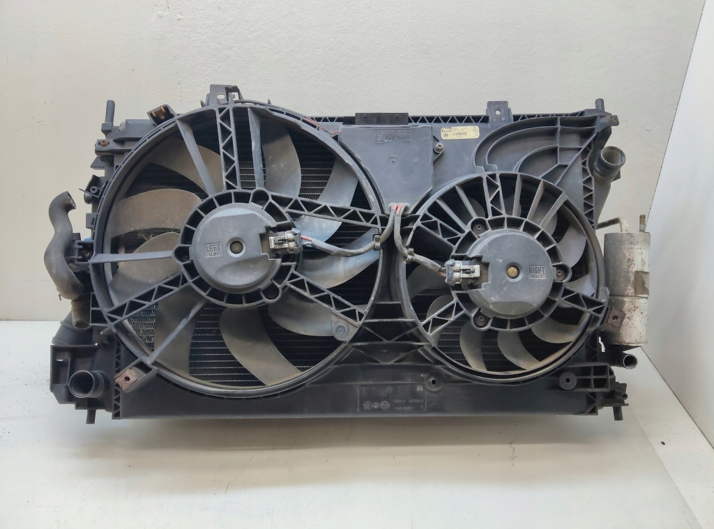 Opel vectra c 3.0 cdti радіатор води кондиціонера інтеркулер вентилятор Оригінал