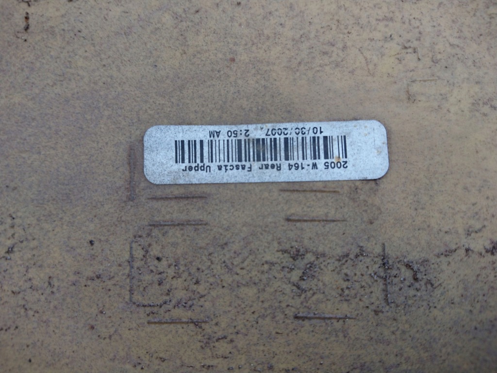 Mercedes ml164 бампер задній задній Оригінал