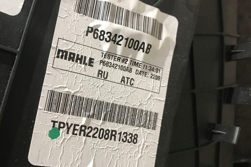 фото №9, Отопитель chrysler pacifica 68342100ab 3.6l бензиновый 214kw 2019