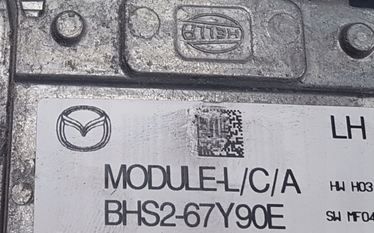 фото №6, Модуль ассистент поперечина движения радар mazda 3 bm 13-16