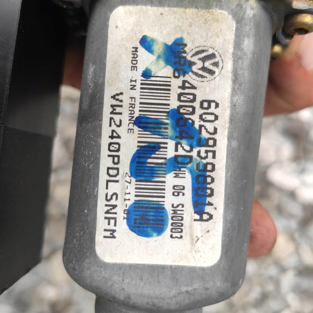 фото №5, Моторчик модуль скло правий перед polo 9n панель фари