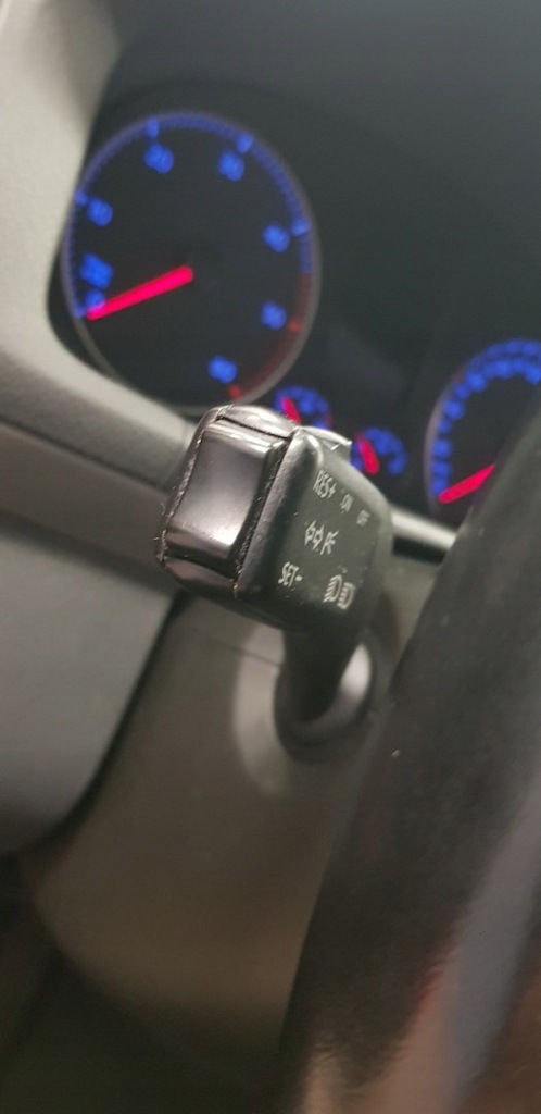 фото №1, Круиз-контроль бортовой компьютер рычаг vw touran i 2003-2010