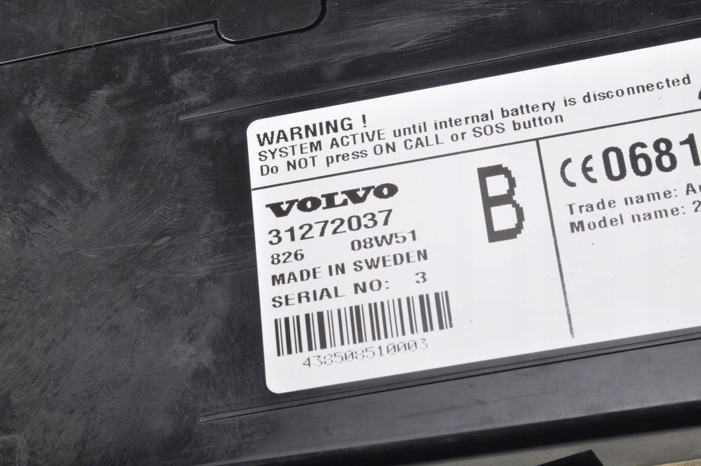 фото №7, Volvo s60 v70 ii xc70 панель телефону 31272037 sos