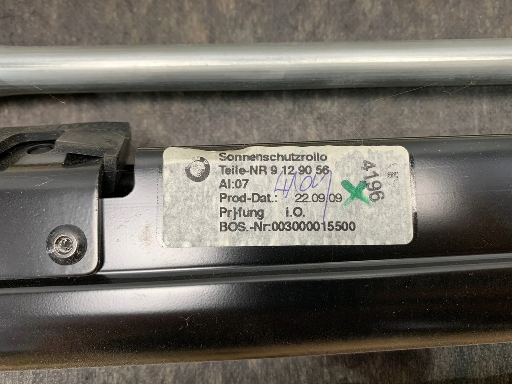 фото №6, Bmw 7 f01 f02 полка багажника задняя задняя шторка czarna 9129056