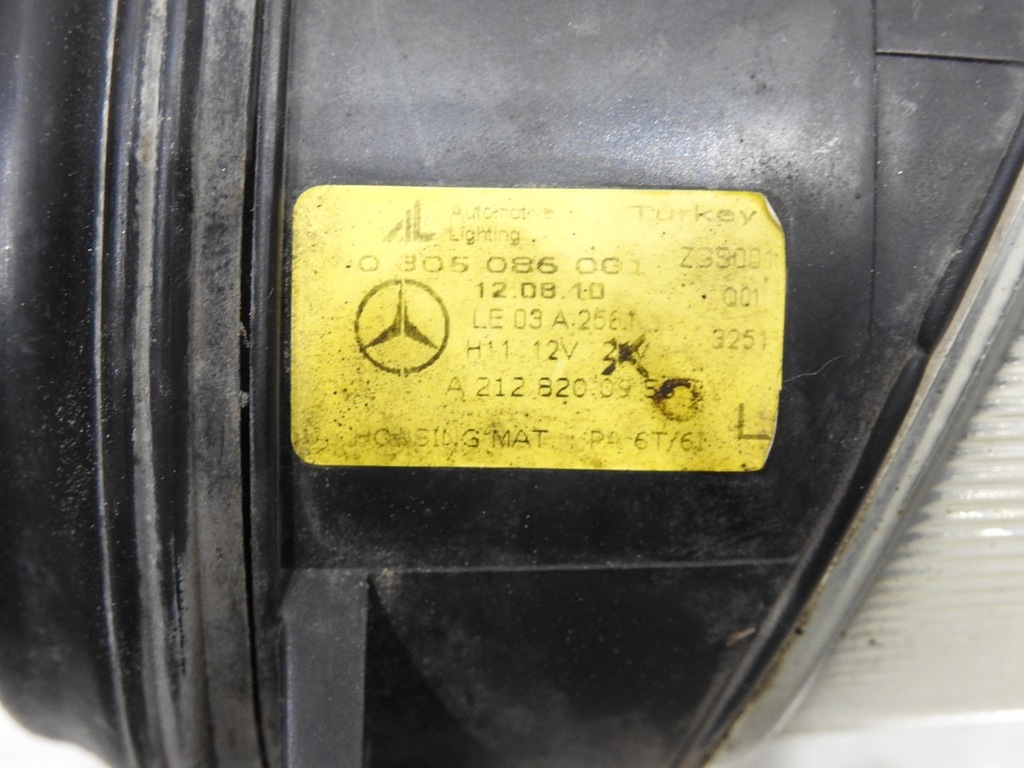 фото №8, Протитуманна фара лівий mercedes w212 a2128200956