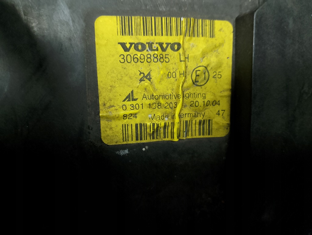 фото №6, Лампа левый перед левая передняя volvo s40 v50 04-07 30698885