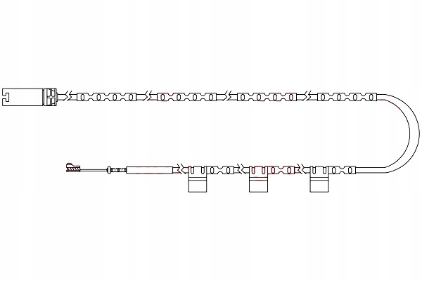 фото №2, Quick brake ws 0300 a контакт попереджувальний, знос накладок гальмівних