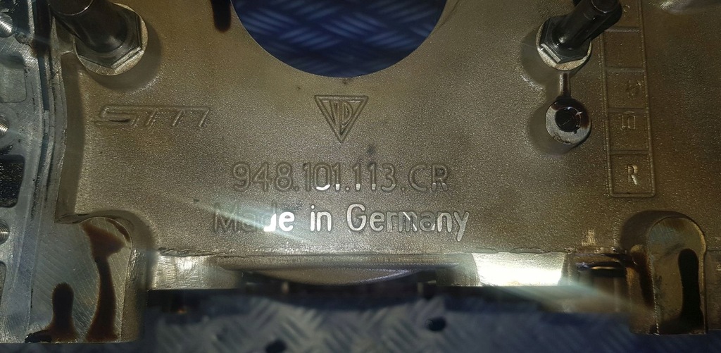 фото №8, Porsche cayenne 7p5 4.8 блок двигателя нижняя часть 948101113cr