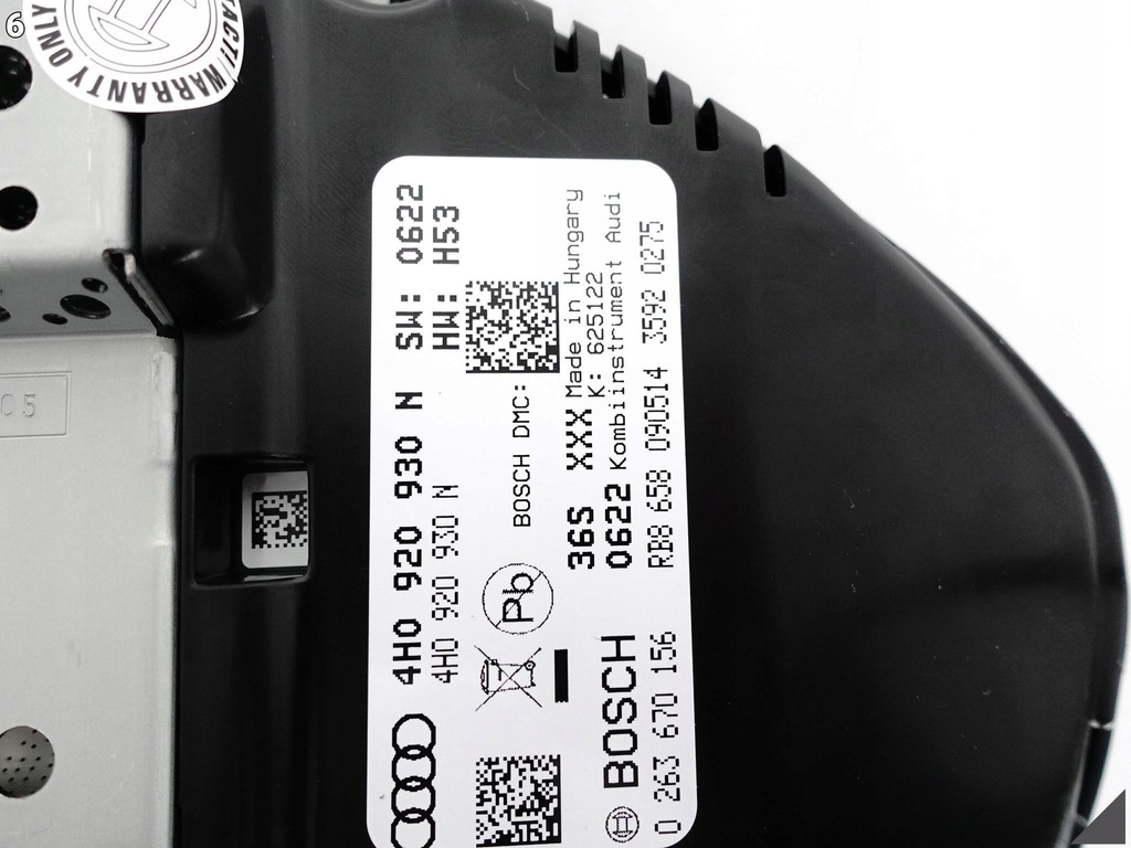 фото №7, Audi a8 s8 4h0 d4 lift 13-17 счетчик приборы седан long 4.0 tfsi км/ч eu