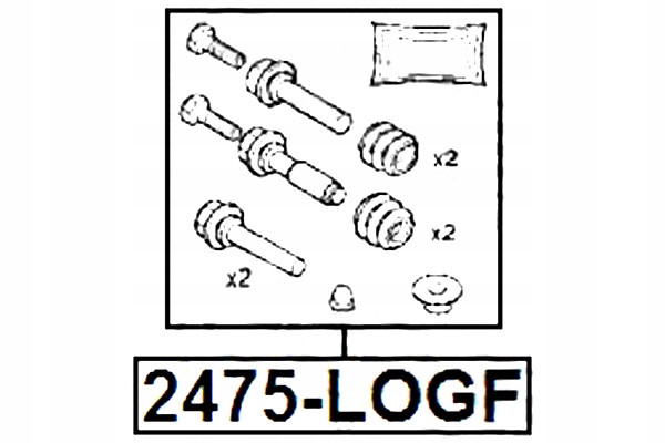 фото №3, Набір ремонтний супорт гальмівний передній renault logan 2005-2013
