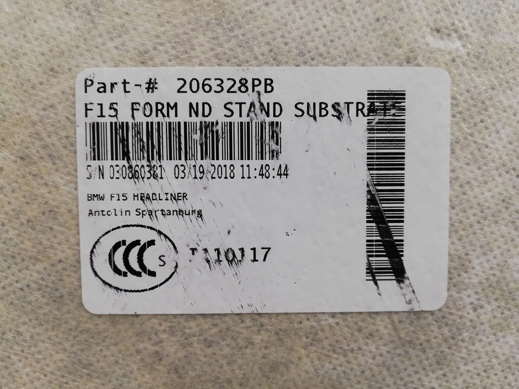 фото №6, Bmw x5 f15 f85 потолок mpakiet alcantara