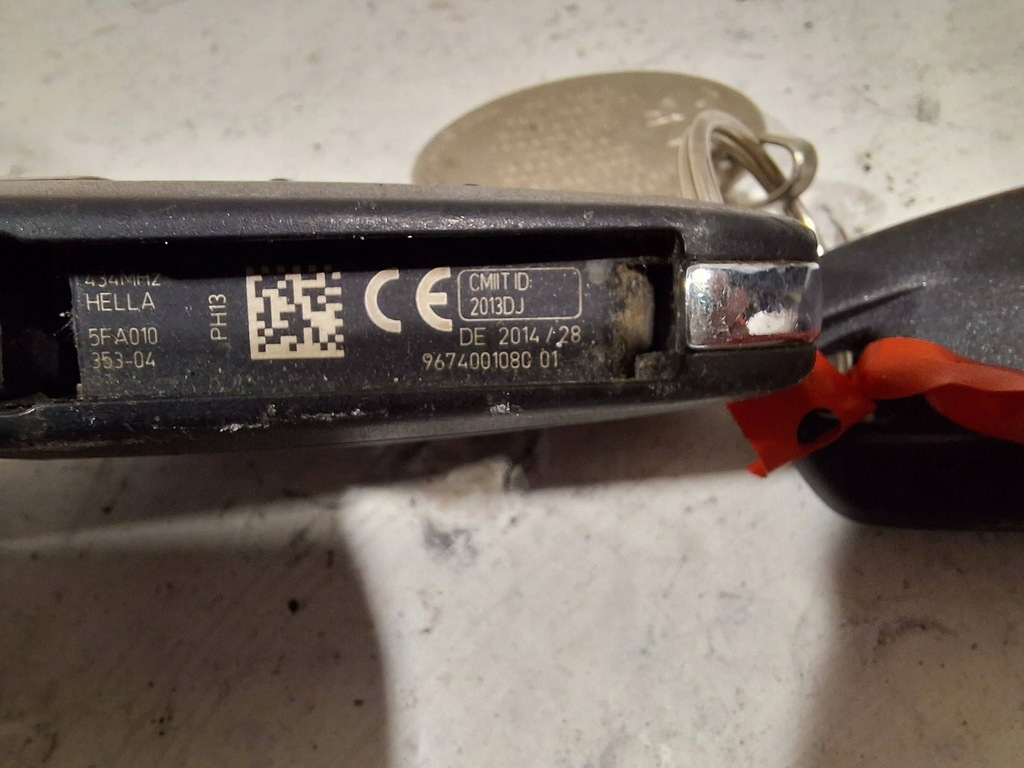 фото №8, Набір стартовий bsi 9807532080 ключ 9674001080 9805895780 peugeot 208 12