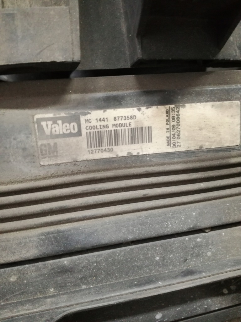 фото №6, Saab 9-3 ii 2007 - 2011 rok 1.9ttid радіатор вентилятор комплект